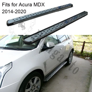 شراء2 قطعة الجانب الأيسر الأيمن الألومنيوم خطوة يناسب ل A.cura MDX 2014-2020 تشغيل مجلس Nerf بار دواسة حامي منصة الدرج