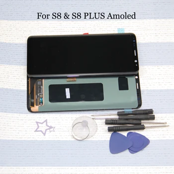 

Super AMOLED For Samsung S8 LCD Replacement for SAMSUNG Galaxy S8 Plus LCD G955 S8 G950 G950F Display lcd Touch Screen Digitizer