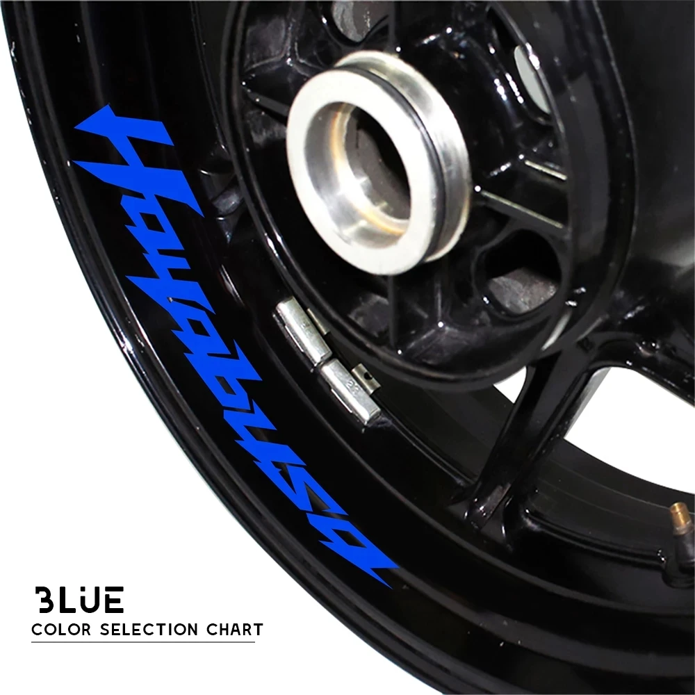 Motorcycle Wheel Sticker Waterproof Reflective Moto Rim Tape Rim Sticker Suitable For SUZUKI HAYABUSA Hayabusa