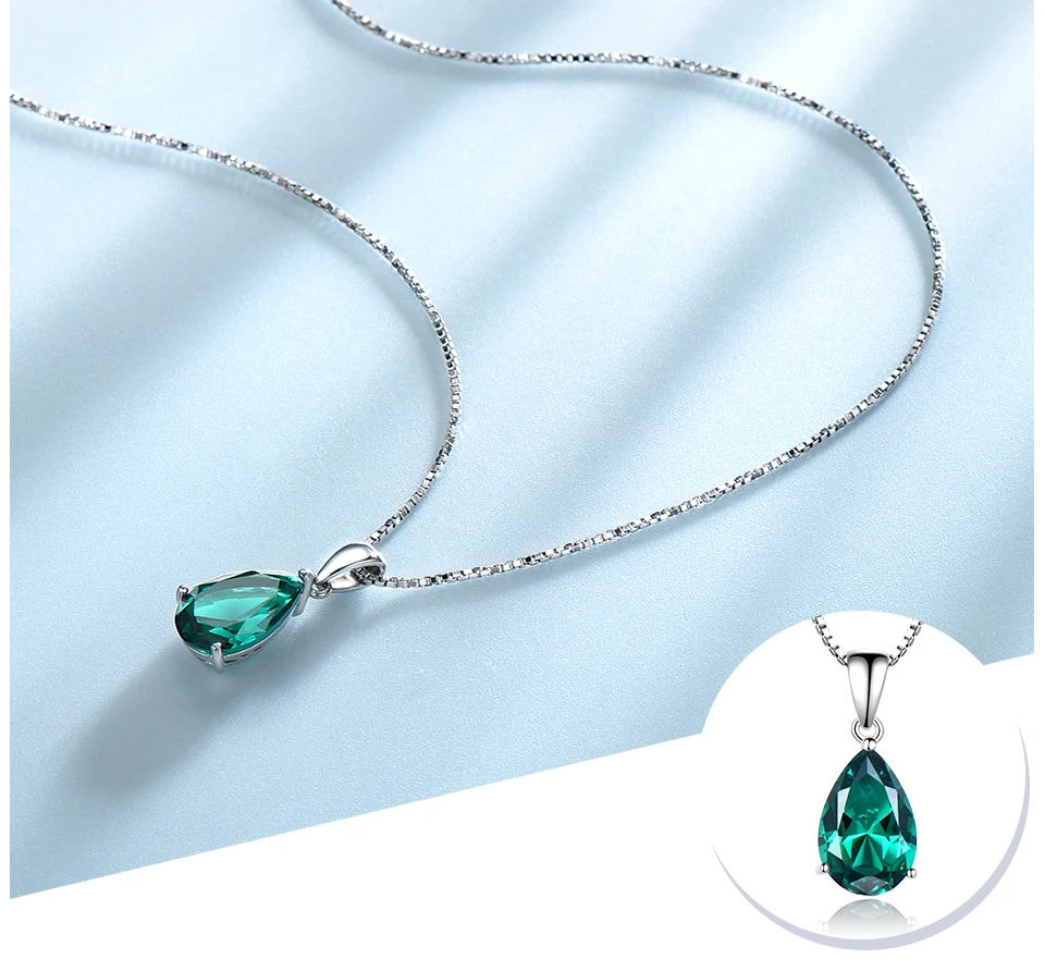 UMCHO  Emerald    necklace for women NUJ058E-1 pc (4)