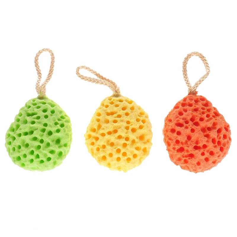 

Foam Bath Sponge, Natural Skin-Friendly for Body/Face Deep Cleaning