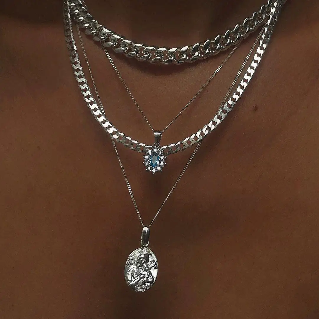 New Fashion Necklace Jewelry Bohemio Multilayer Hao Stone Necklace