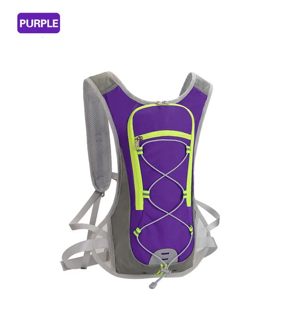 purple 5L открытый спортивный рюкзак для скалолазания, кемпинга, велоспорта, бега, верблюда, сумка для складывания контейнера, гидратации воды, пакет, сумки - Цвет: purple