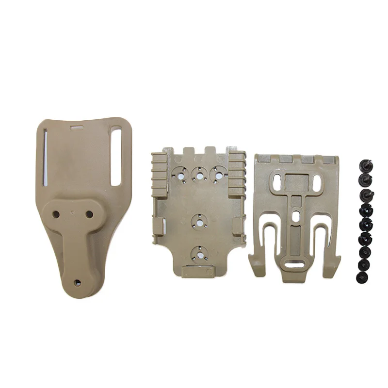 Sand combination Тактический адаптер кобуры платформа для Glock 17 Colt 1911 Beretta страйкбол пистолет QLS Система быстрой блокировки набор охотничьих аксессуаров - Цвет: Sand combination