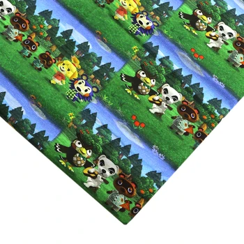 

50*140CM Patchwork Animal Printed Lycra Cotton Fabric for Tissue Kids Cloth DIY Sewing Quilting Material,c11500