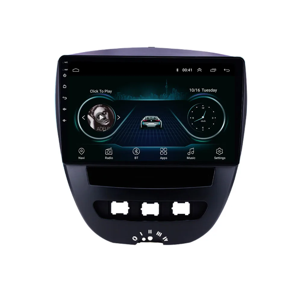 4G LTE Android 10 1 для Peugeot 107 Toyota Aygo 2005-2014 мультимедийный стерео автомобильный DVD-плеер