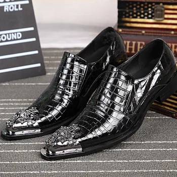 

Loafers Men Genuine Leather Pointed Toe Casual Korean Style Schoenen Full Grain Leather Cow Leather Slip-on Gostinshoes Handmade