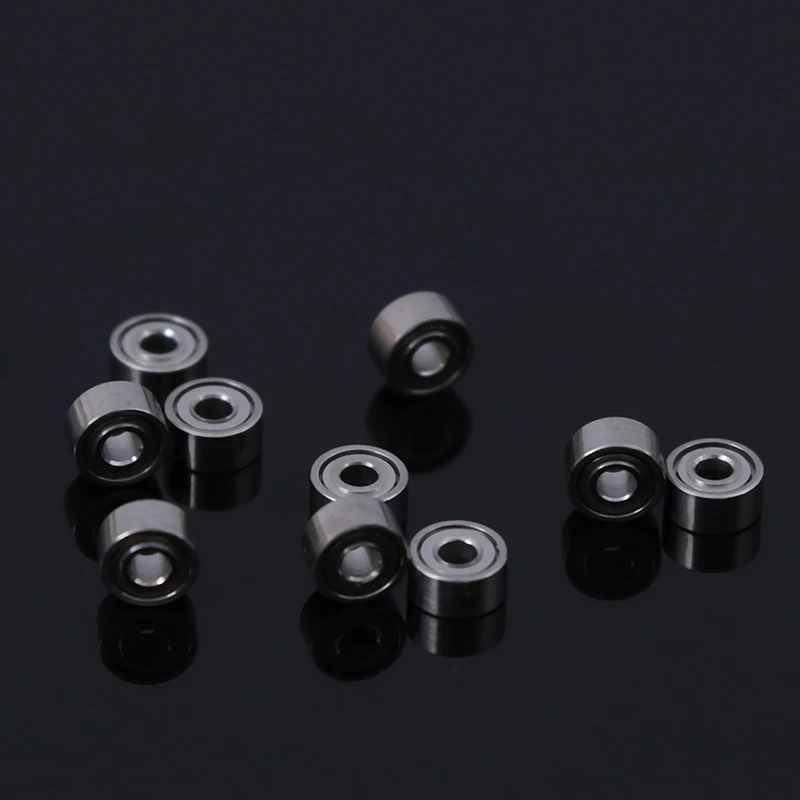 10Pcs 681XZZ 1.5x4x2mm open miniature bearings ball mini hand bearing spinner BY 