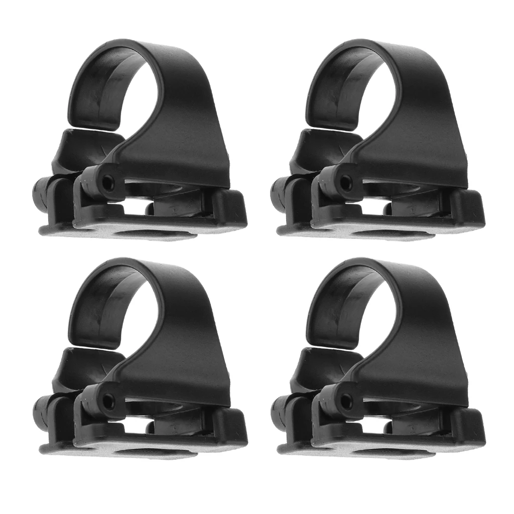 4pcs Dive Snorkel Clip Breath Tube Holder Clamp Diving Mask Retainer Keeper