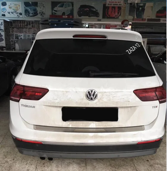 Для Volkswagen Tiguan L спойлер высокого качества ABS Материал заднее стекло крыша крыло Грунтовка Краска Цвет