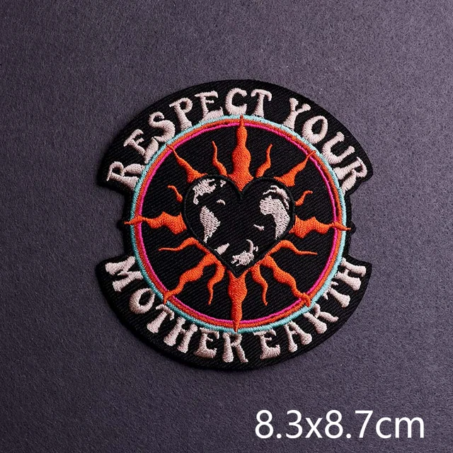 Hip-hop Rock/Music Patch Iron On Patches For Clothing Thermoadhesive Patches On Clothes Embroidery Patch Punk Joker Stickers PE6718CT