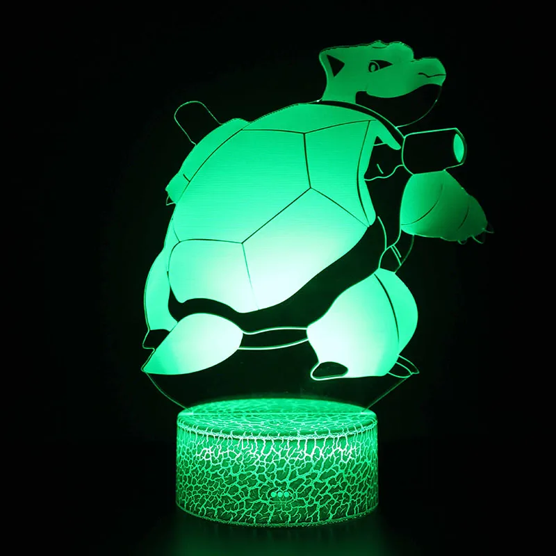 Pocket monster 3D Light LED Table Lamp Illusion Night Light Psyduck pikachu Model 7 Colors Changing 3AA Battery Powered USB Lamp Pocket monster 3D Light LED Table Lamp Illusion Night Light Psyduck pikachu Model 7 Colors Changing 3AA Battery Powered USB Lamp