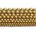 Faceted Matte Gold