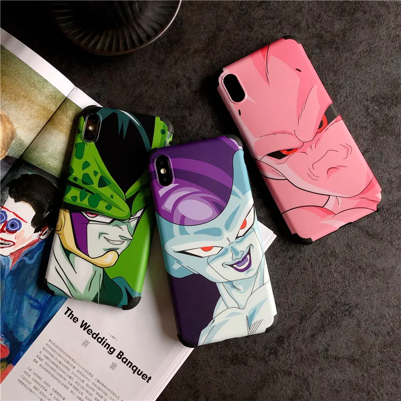 Чехол манга DBZ для iPhone 11 pro XR 7 8 Plus X XS Max чехлы с японским аниме маджин Буу Фриза