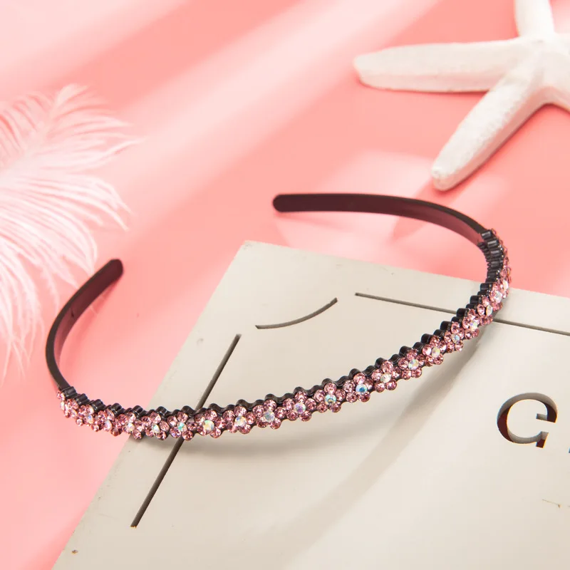 Nuove fasce per capelli con strass antiscivolo Fasce per