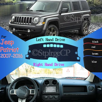 

Carpet Dashboard Cover Pad Protective Pad Dashmat Avoid Light Pad for Jeep Patriot 2007-2016 Liberty 2008 2010 2011 2012-2015