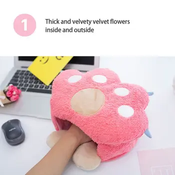 

USB Power Heating Mouse Pad Keep Warm In Winter Protect Your Hands From Frostbite Comfortable Heated Cartoon Mouse Mat