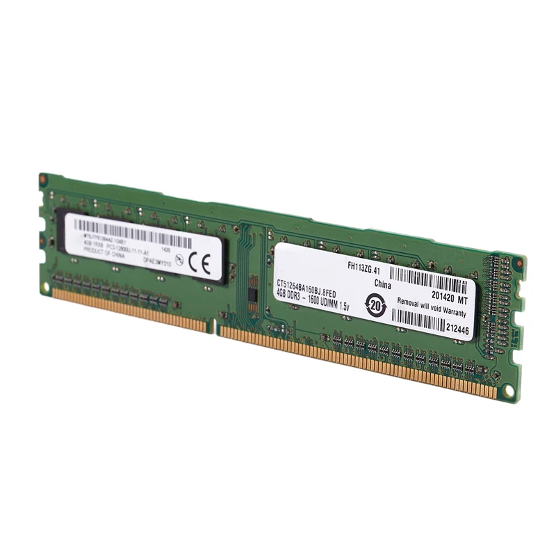 Оперативная память DDR3 4 Гб PC3 12800 1600 МГц 1 5 В для настольного ПК 240 контактов высокая