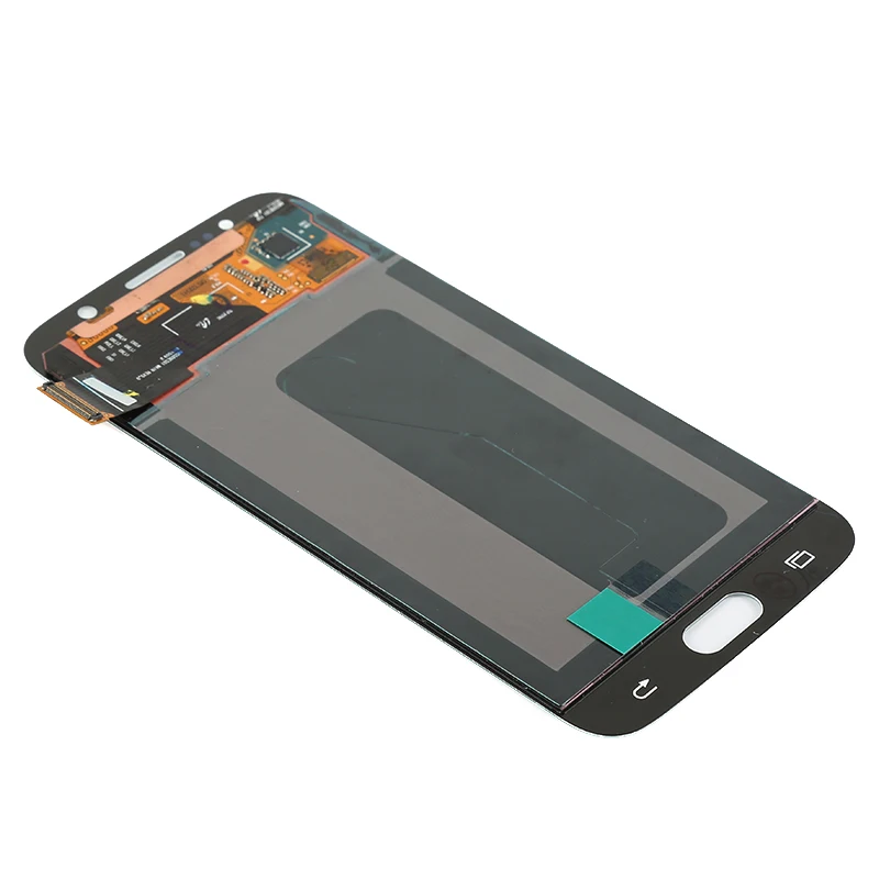 Протестирован для samsung S6 G920f G920i G920A G9200 Белый ЖК-дисплей с кодирующий преобразователь сенсорного экрана в сборе Замена