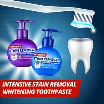 

Hot Sale Intensive Stain Remover Whitening Toothpaste Anti Bleeding Gums For Brushing Teeth Oral Hygiene Dropship