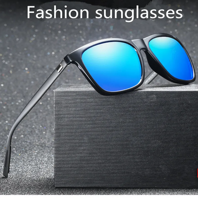 Night Vision Glasses Unisex Driving Glasses Polarized Outdoor Riding Hd Vision Sun glasses Square Anti-light Goggles
