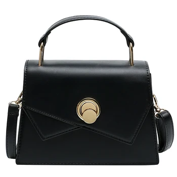 

New Hand Bags For Women 2020 Fashion Small Shoulder Bag Luxury High Quality PU Leather Crossbody Bag Ladies Flap Handbags Black