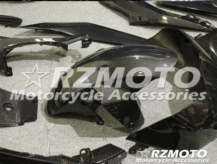 Мотоциклетный обтекатель abs комплект для SUZUKI GSXR1000- углеродное волокно узор переводная вода печать Магазин № 0112