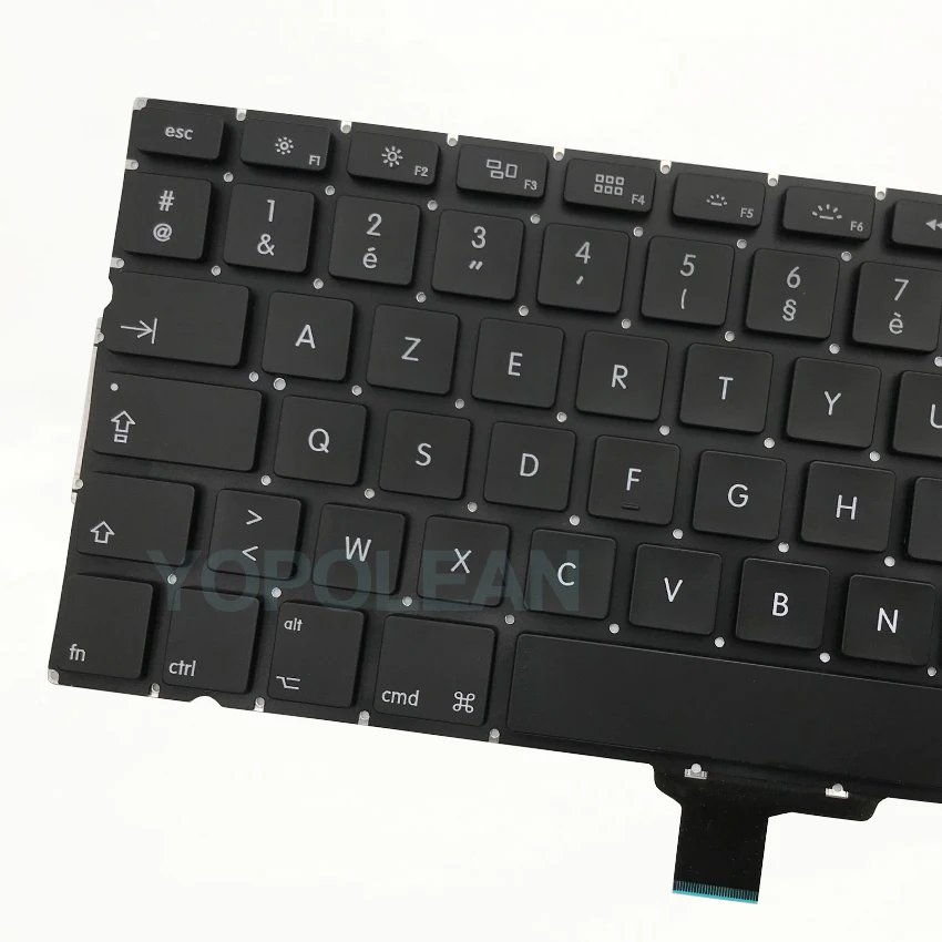 AZERTY FR для Macbook Pro 13 &quotA1278 ноутбук с французской клавиатурой 2009 2010 2011 2012