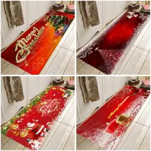 Ковер для рождественской елки, Рождественский Коврик для двери, рождественские кухонные Коврики для спальни, гостиной, ванной комнаты, Противоскользящие коврики