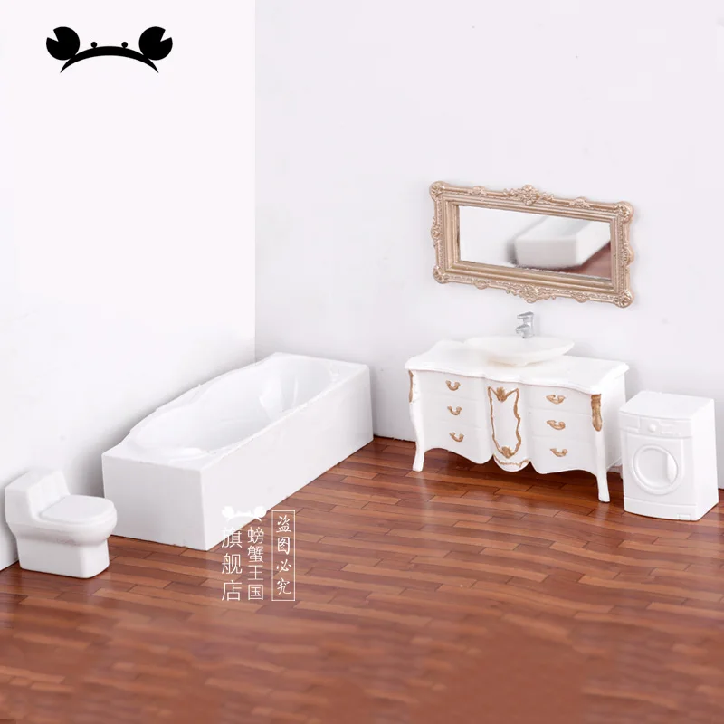 Barbie Bagno In Miniatura Fai Da Te Mobili Per Casa Delle Bambole