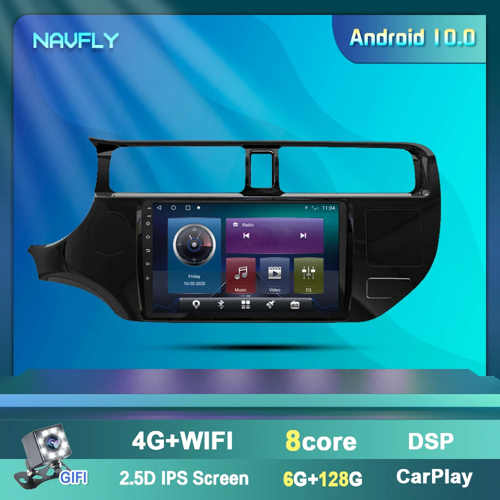 OKNAVI Android 9 0 IPS экран для KIA k3 Rio 2011 2012 2013 2014 мультимедийный стерео автомобильный