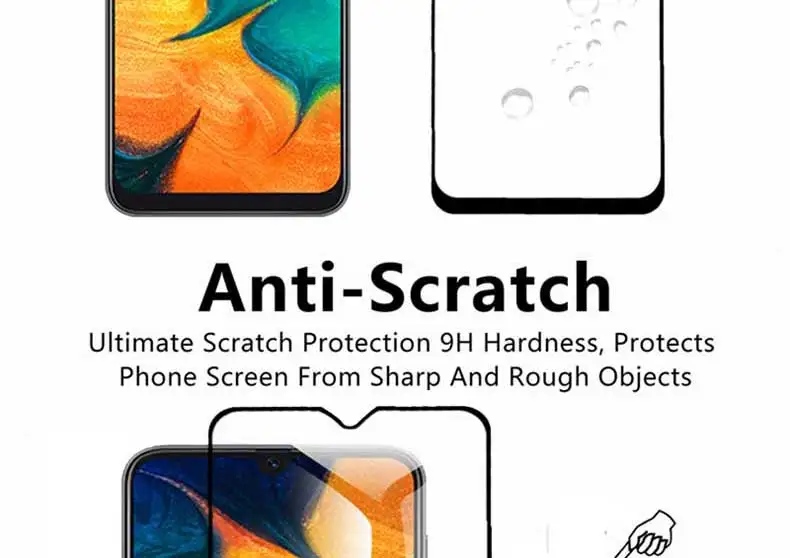 9D закаленное Стекло на samsung Galaxy A50 A30 A20 A10 A40 A60 A70 A80 A90 M20 M30 A40s A20e защитная маска для лица, Стекло пленка