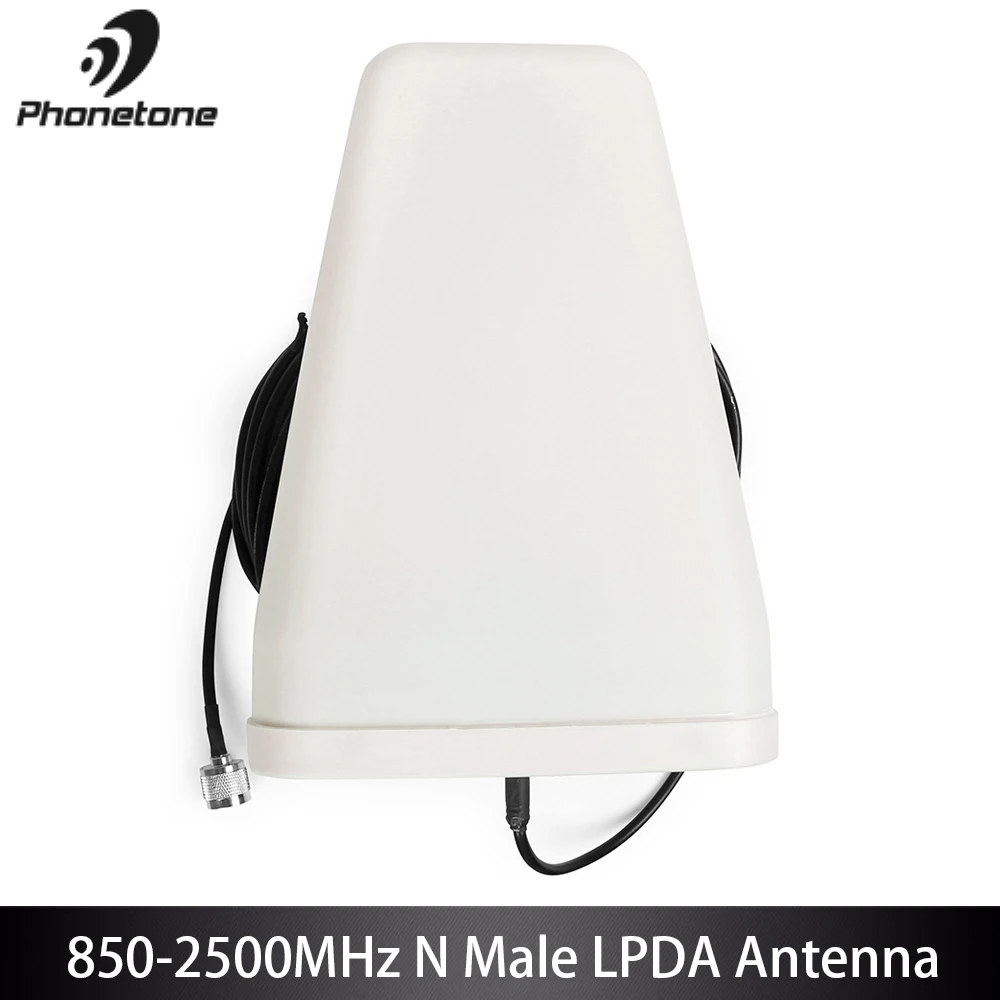800 2500 МГц наружная LPDA антенна для сотового телефона усилитель сигнала 10dbi GSM 3G