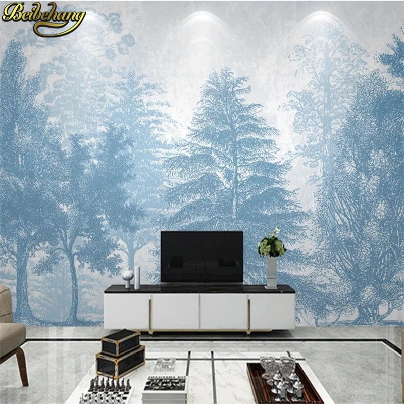 

beibehang Custom Photo Wallpaper Modern Small fresh forest Murals Living Room Bedroom Romantic Home Decor mural Wall Papers roll