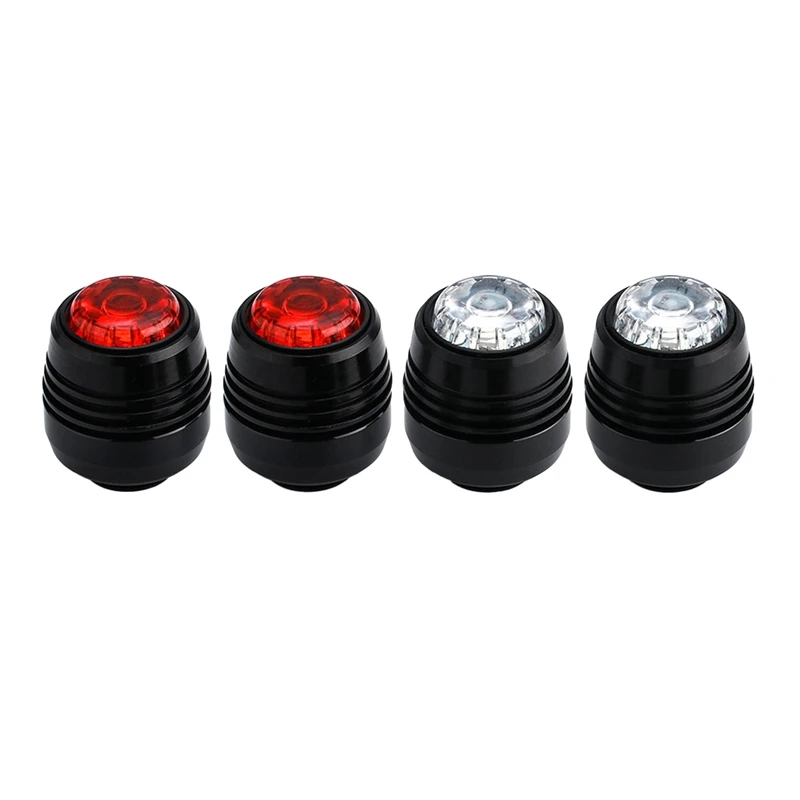 4Pcs Skateboard LED Lights Night Warning Safety Electric for 4 Wheels Longboard | Спорт и развлечения