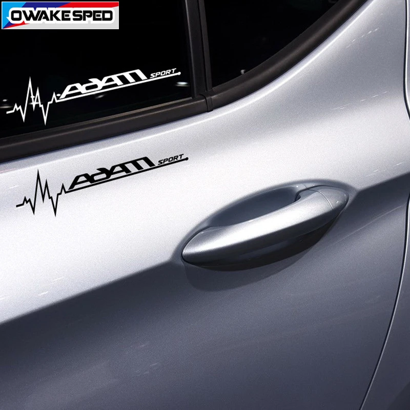 2pcs 23cm Car Reflective Vinyl Decal Side Window Sticker For Opel OPC Astra Insignia Corsa Vectra Mokka Vivaro Adam Accessories (4)