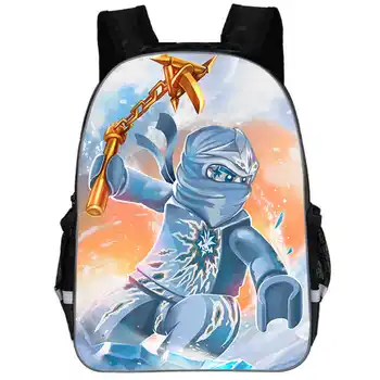 

New Three Sizes 11.13.16 inch Kindergarten Ninja Schoolbag Children Kids Girls Schoolbag Boy Boy Children Backpack Mochila