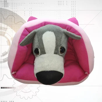 

1Pc Pet Cat Dog House Soft Pet Bed Cat Cave Warm Pet Nest Mat Pet Supplies for Home (Pink)