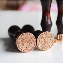 Европейский ретро мини печать штамп DIY древний подарок штамп индивидуальная восковая печать пункт продвижение подарок 12 шт./лот SH684