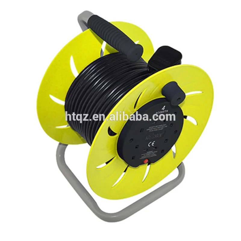 

Supply plastic drum 30m 1.25sqm extension cord cable reel