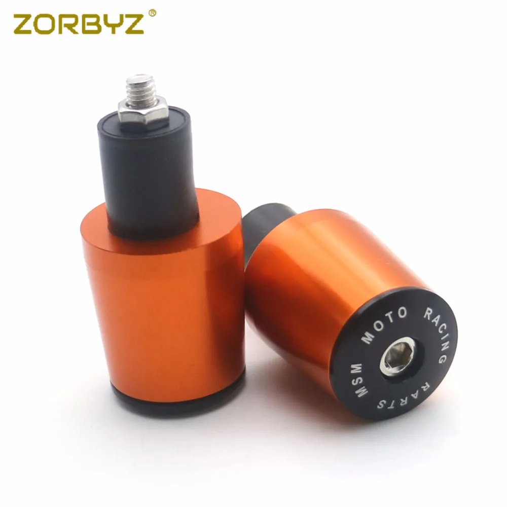ZORBYZ 8 цветов 22 мм Мотоцикл с ЧПУ Ручка бар концы вилки сцепление крышка вилка слайдер для Yamaha Suzuki KTM