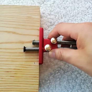 

Ruler Scriber Tool Scale bar Woodworking Line Measurement Portable Gauge