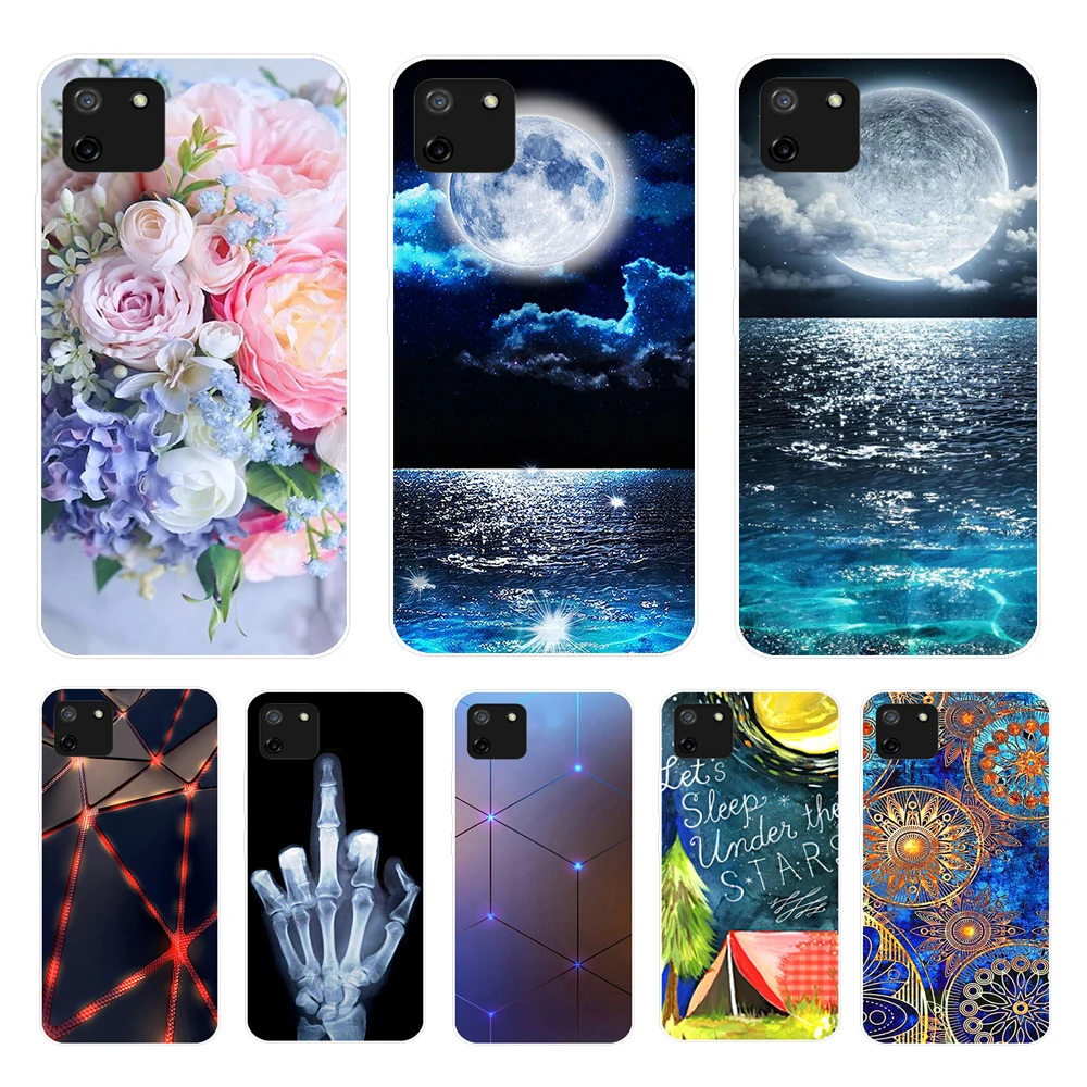 6 5 простой чехол для OPPO realme c11 силиконовая задняя крышка из ТПУ с 3D рисунком OPPOrealme