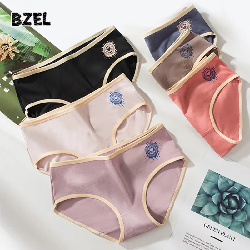 BZEL 3Pcs/lot Seamless Women Hollow Out Panties Set Underwear Comfort Lace  Briefs Low Rise Female