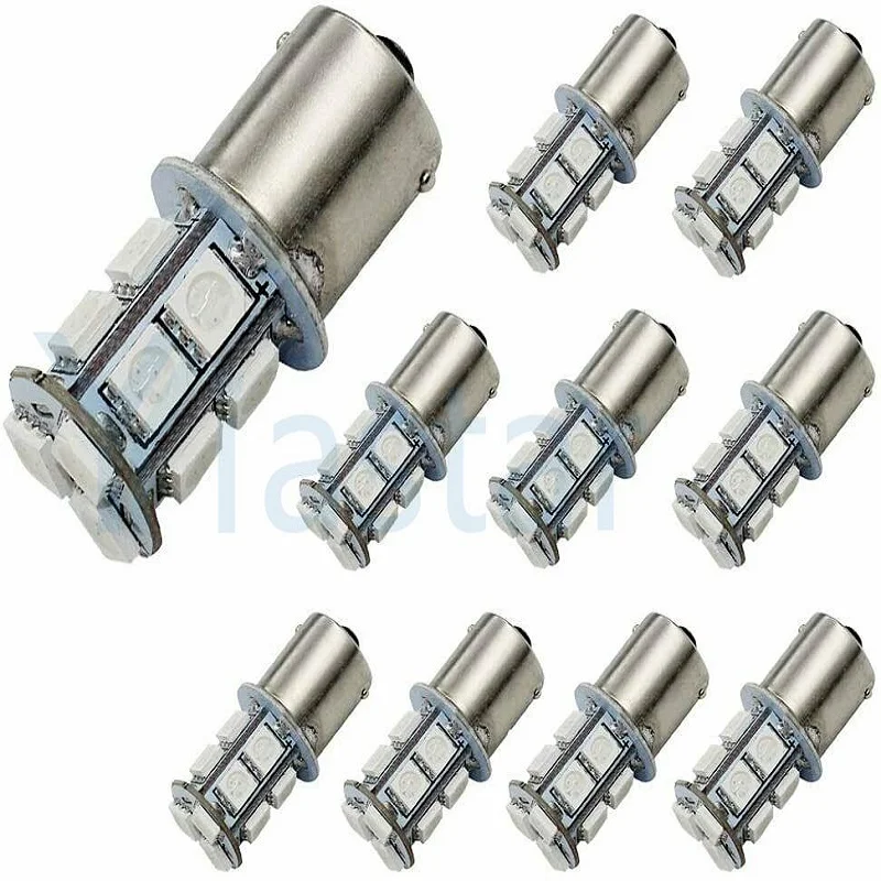 Yiastar ampoules LED jaunes, clignotant de sauvegarde, 12V, BA15S