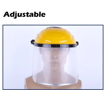 

1 Piece Clear Safety Protective Cover Head-mounted Face Eye Shield Screen Grinding Full Face Protection