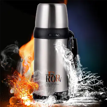 

304 stainless steel thermos 1000ml 1500 ml 1800 ml Empty coffee thermos bottles Thermos bottle travel thermos 2019 New arrvial