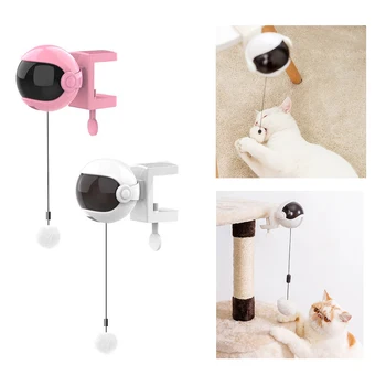 

Electric Cat Toy Interactive Ball Pet Toy for Cat Automatic Lifting Cat Teaser for Cat Tree House Desktop Pet Toys