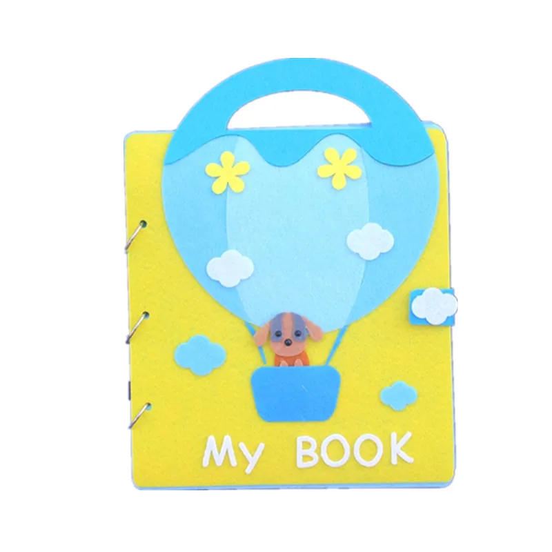My First Book Cute Felt Animals Baby Picture Mommy Sewing Quiet Books Boys Grow Theme Craft Kits DIY Crafts for Kids - Цена: 1 558,43 руб.