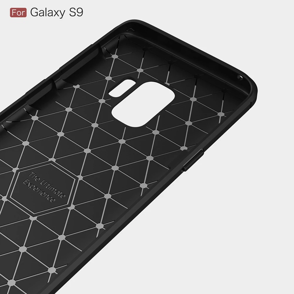 Для samsung Galaxy S9 S 9 Plus чехол из углеродного волокна чехол Полная защита чехол для телефона для samsung S9+ чехол противоударный бампер оболочка